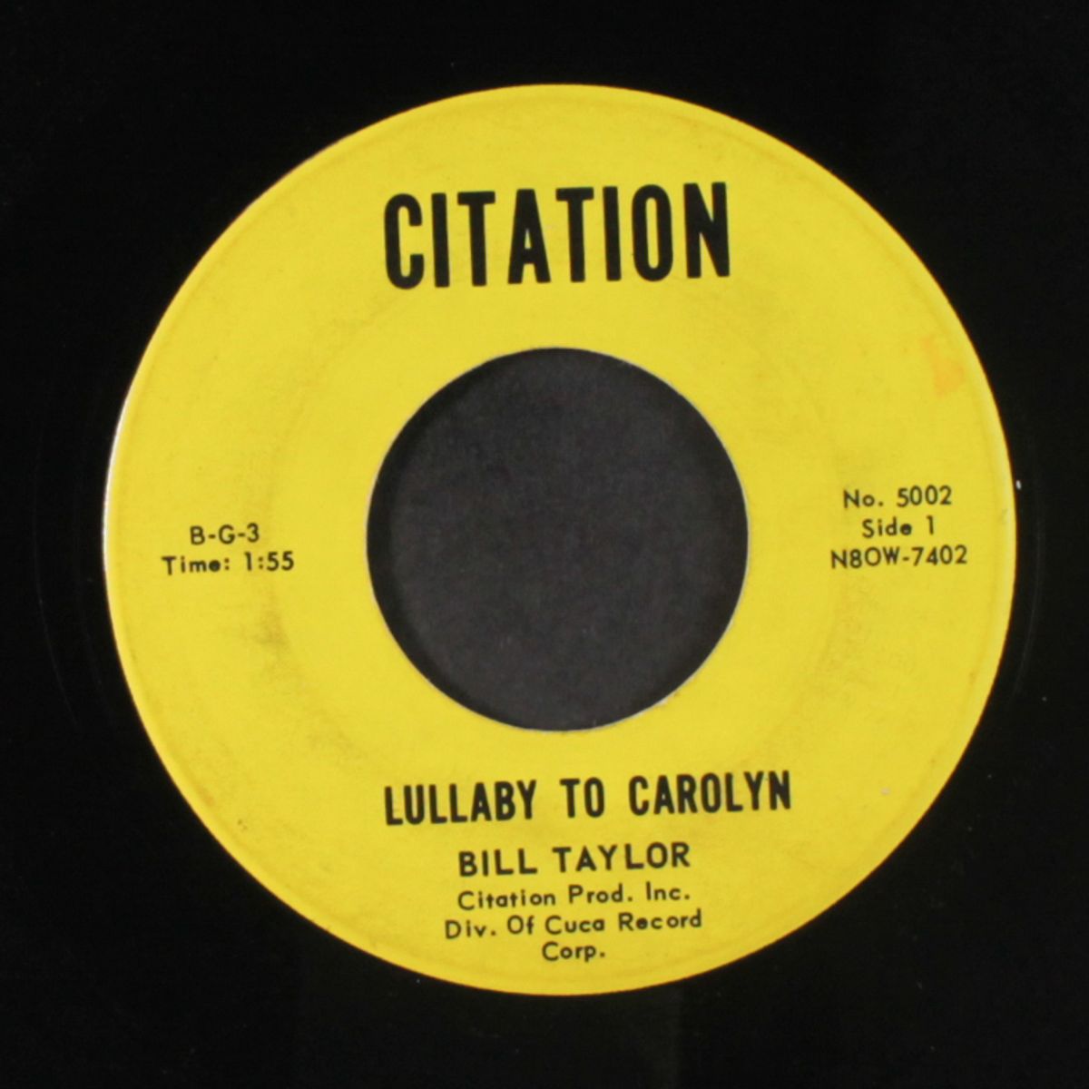 lullaby to carolyn / income taxes and you by BILL TAYLOR