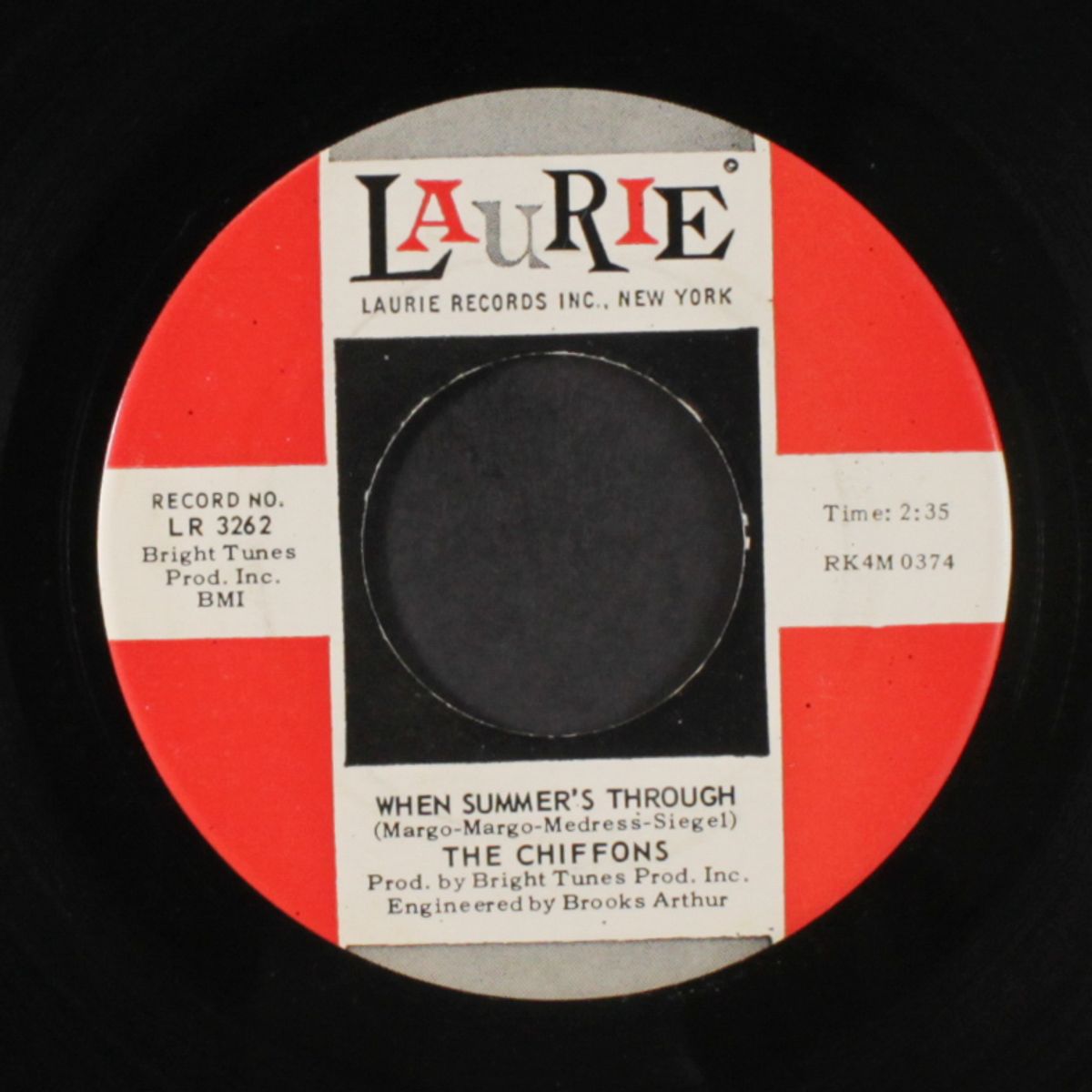 sailor boy / when summer's through by CHIFFONS