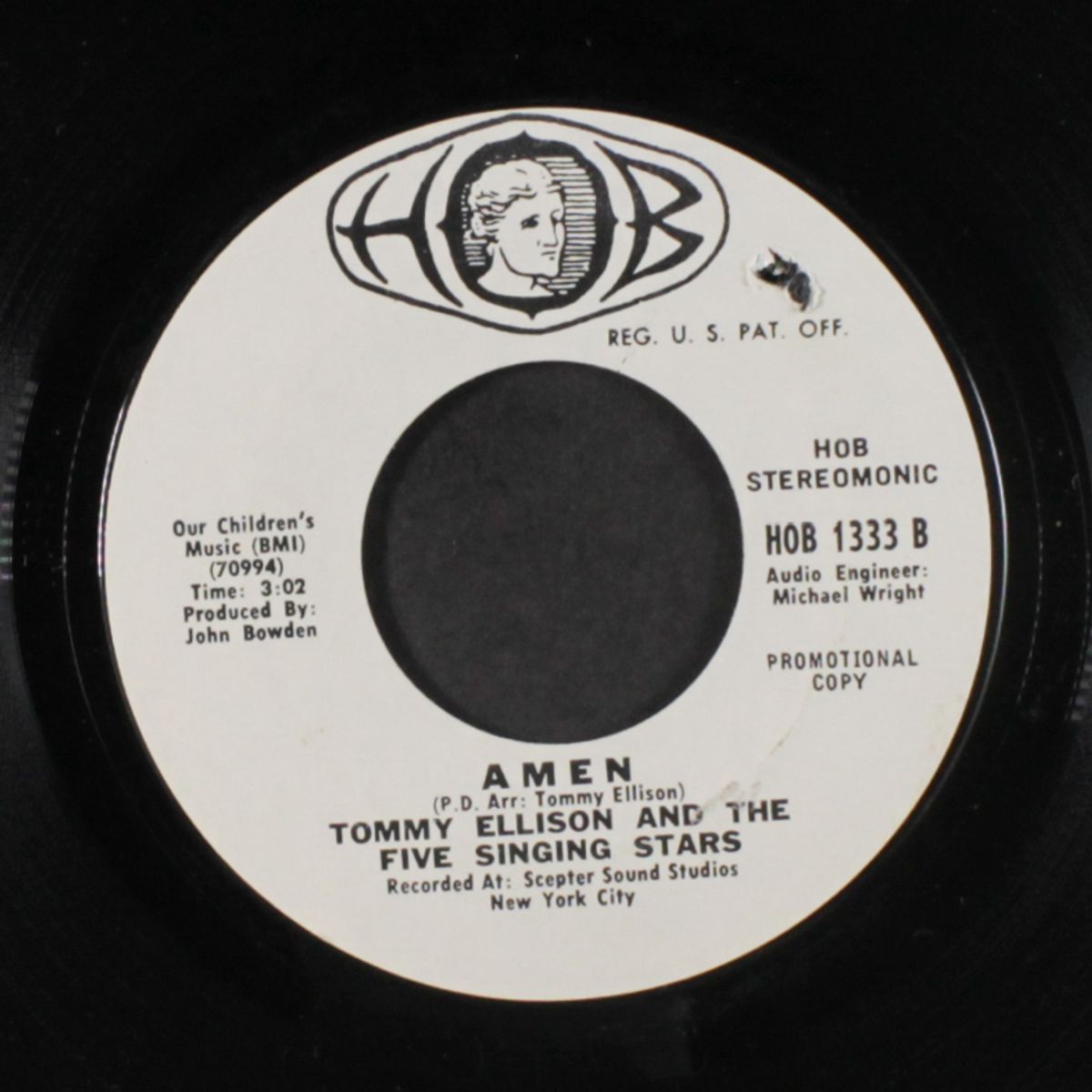 when hte saints go marching in / amen by TOMMY ELLISON & FIVE SINGING STARS