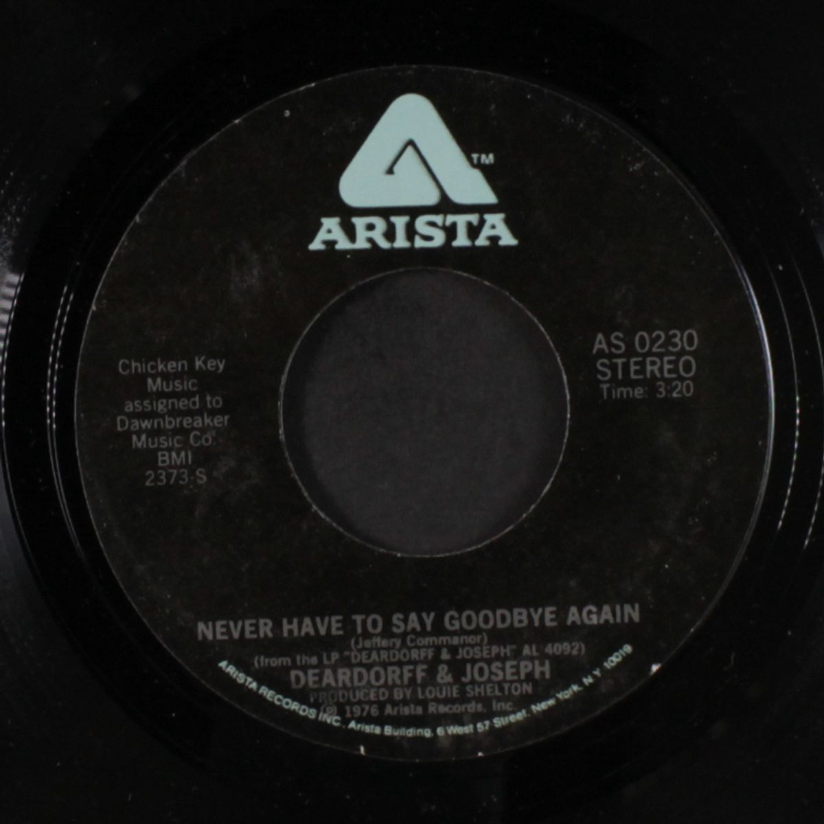 never have to say goodbye again / the little kings of earth by DEARDORFF & JOSEPH