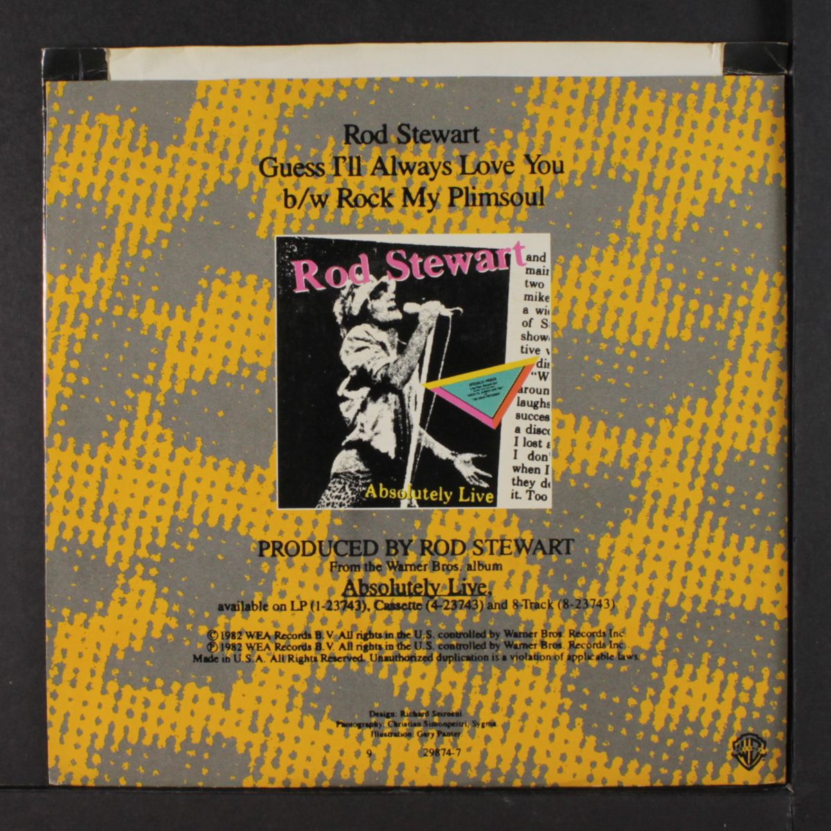 guess i'll always love you / rock my plimsoul by ROD STEWART