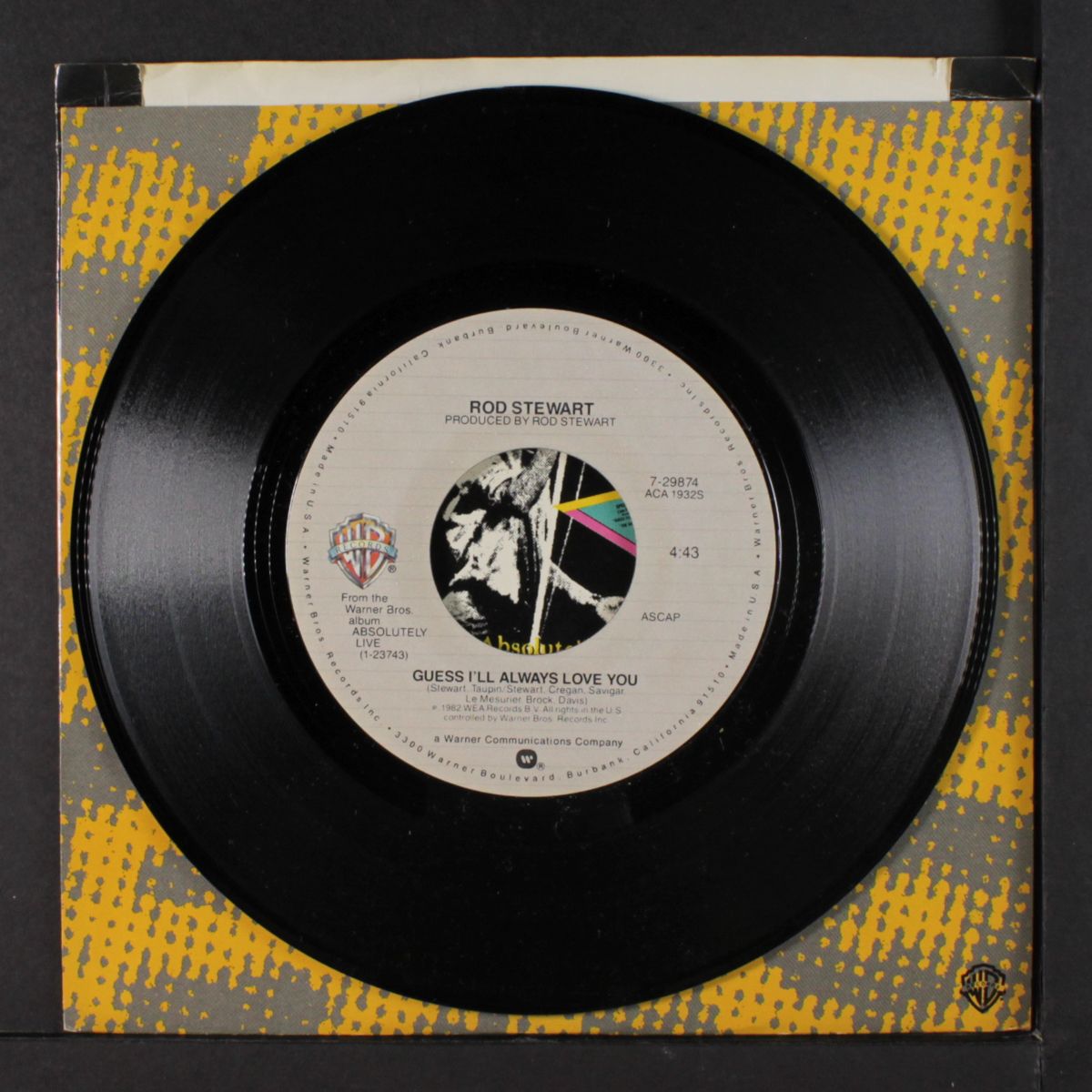 guess i'll always love you / rock my plimsoul by ROD STEWART