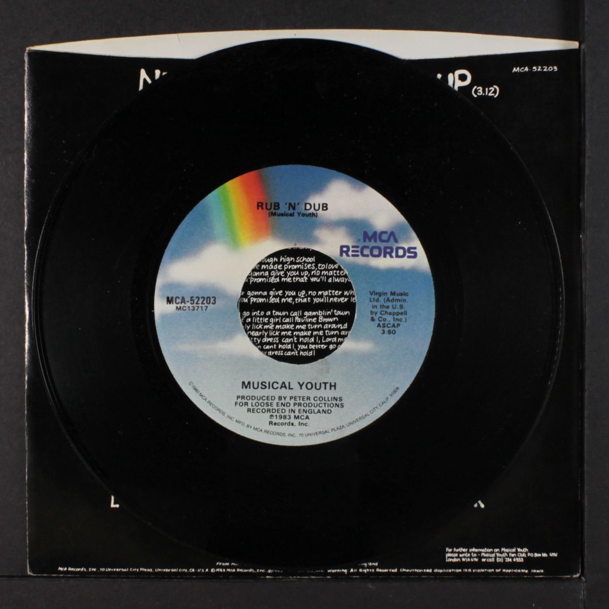 never gonna give you up / rub 'n' dub by MUSICAL YOUTH