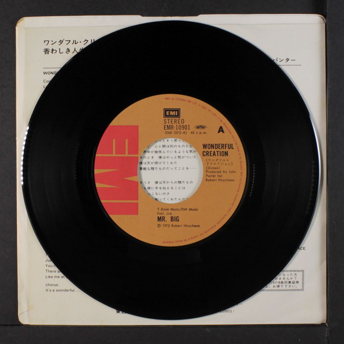 wonderful creation / enjoy it by MR. BIG