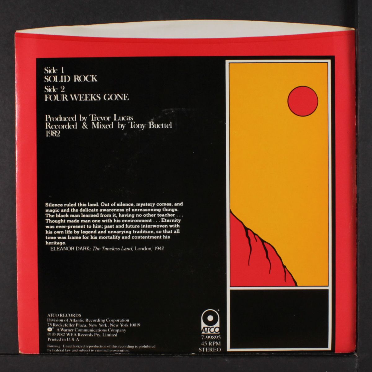 solid rock / four weeks gone by GOANNA