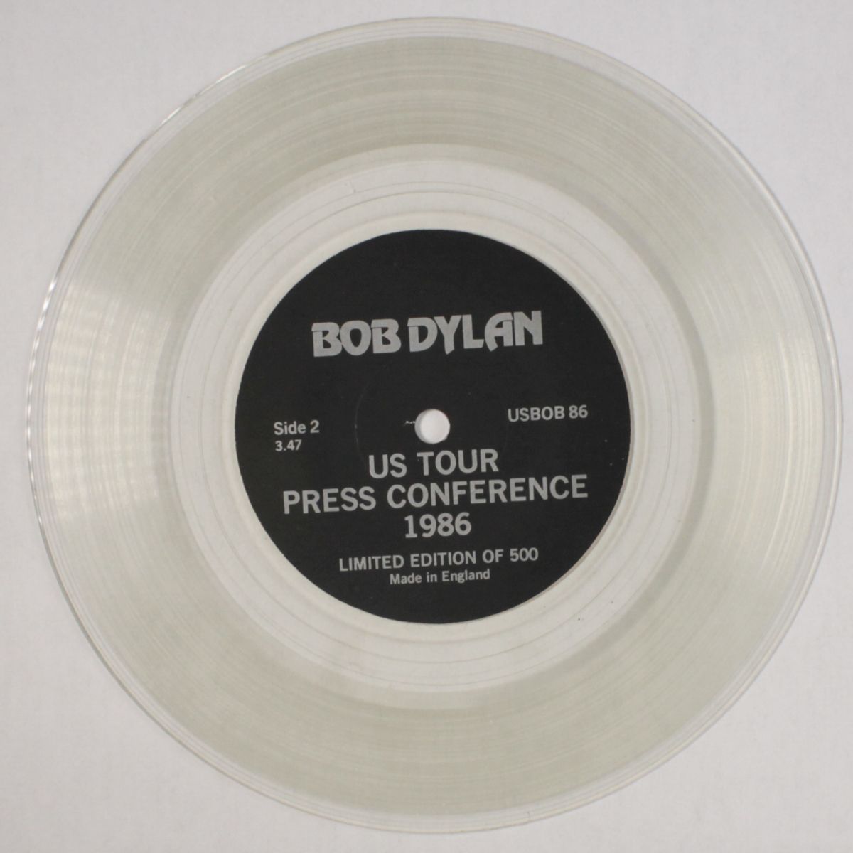 us tour press conference 1986 by BOB DYLAN
