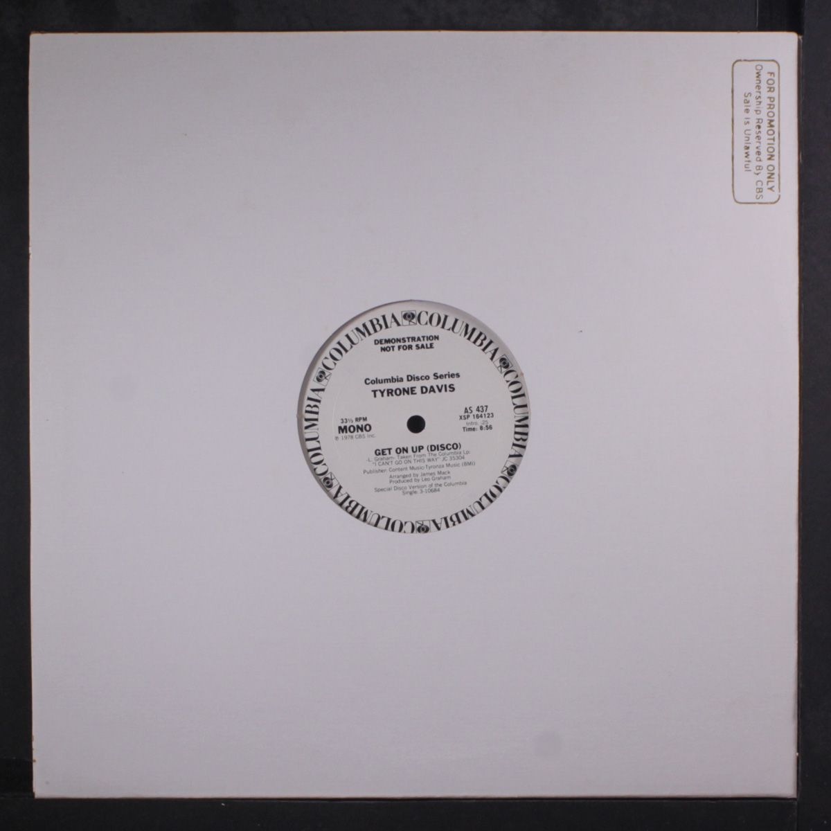 get on up (disco / mono) by TYRONE DAVIS