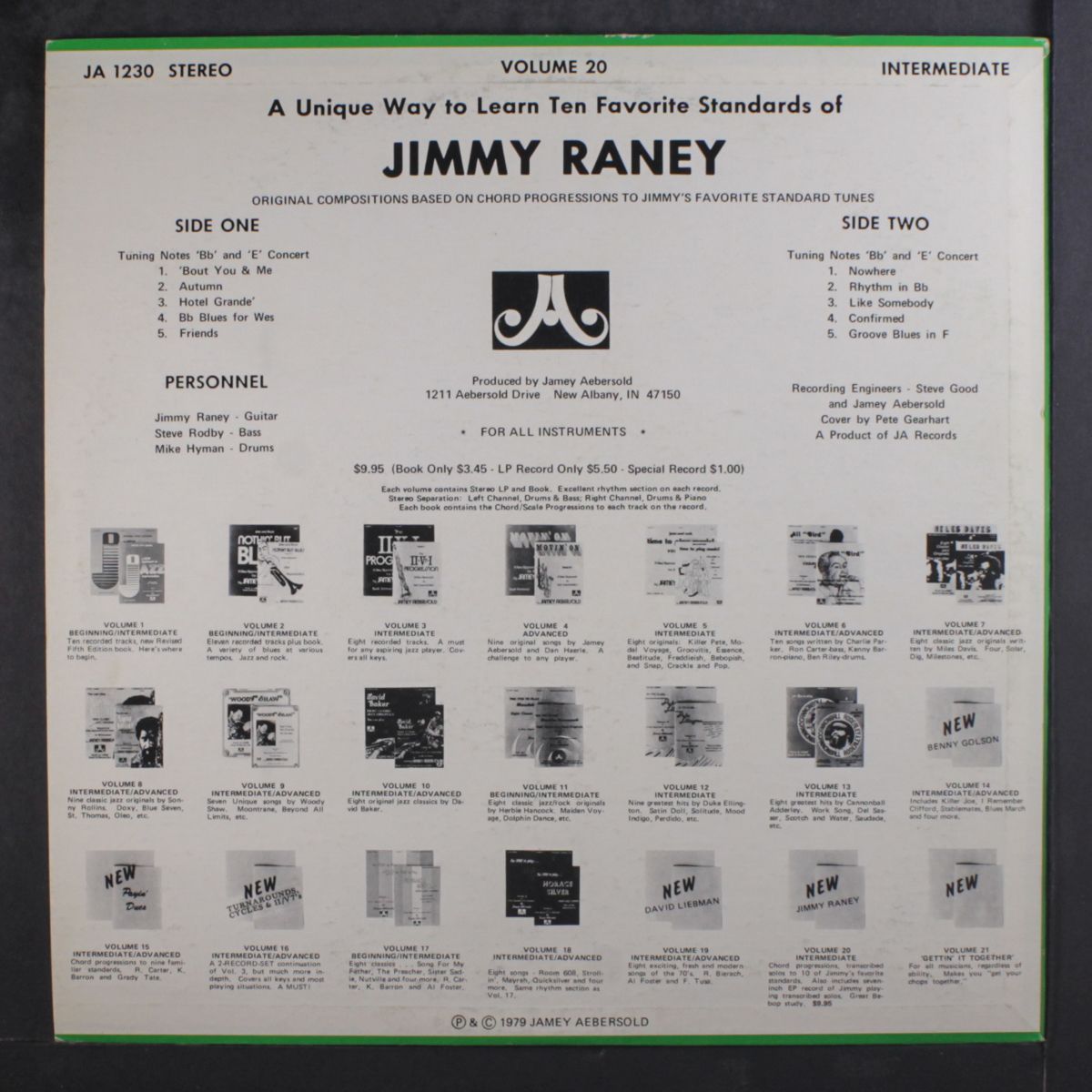 for you to play . . . ten favorite jazz standards, volume 20 by JIMMY RANEY