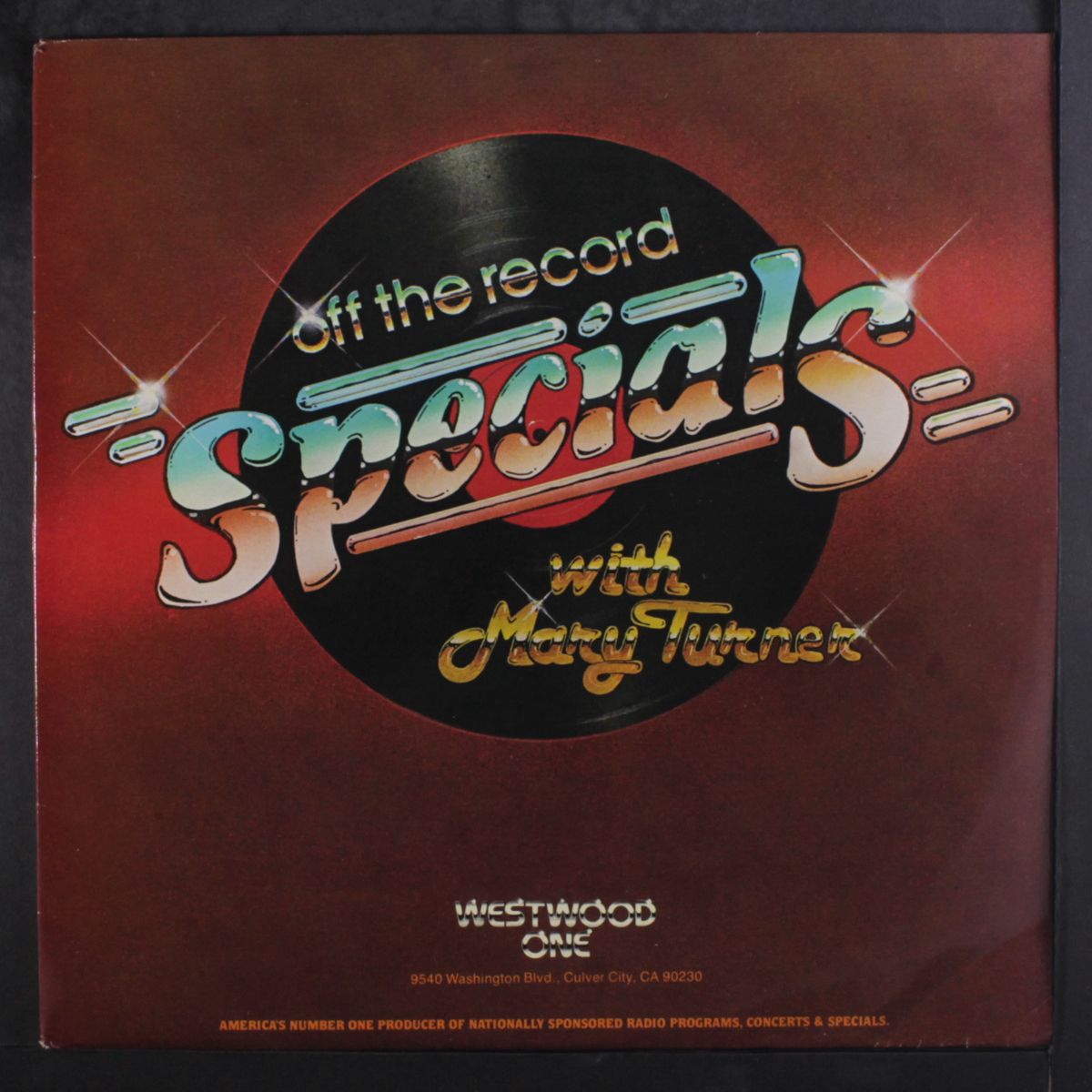 off the record specials with mary turner by JEFF BECK