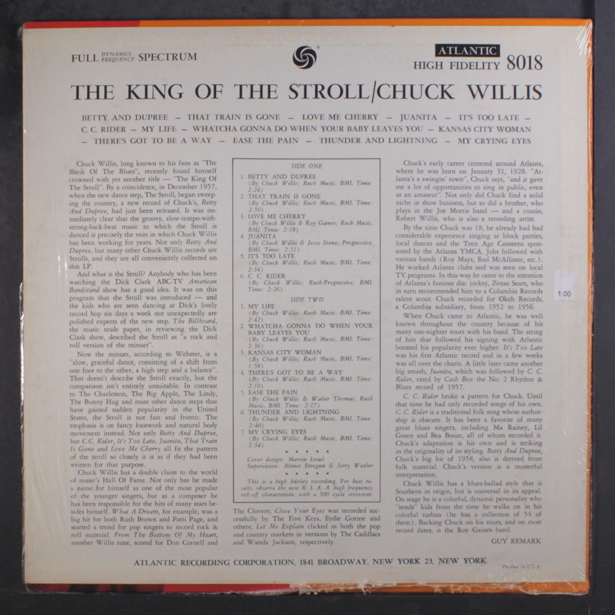 the king of the stroll by CHUCK WILLIS