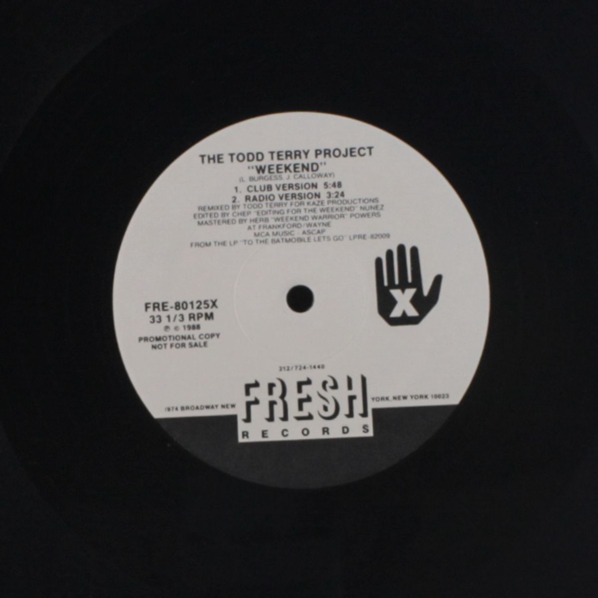 just wanna dance / weekend by TODD TERRY PROJECT