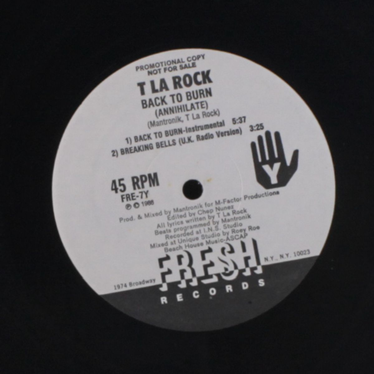 back to burn by T LA ROCK