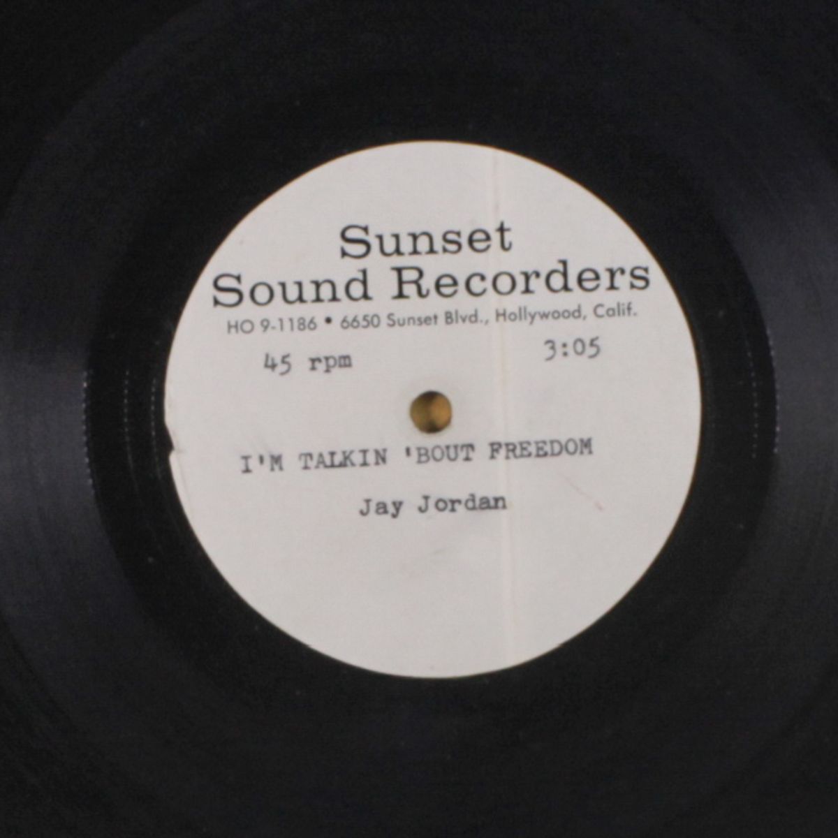 i'm talkin 'bout freedom / paint the big city blues / bottom of the de by JAY JORDAN