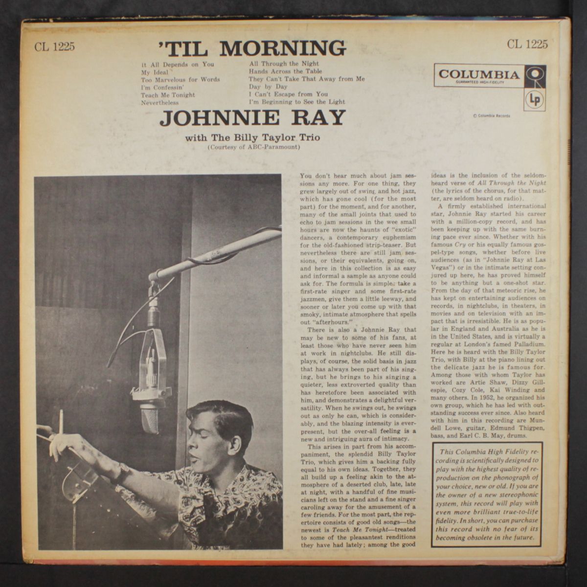 'til morning by JOHNNIE RAY
