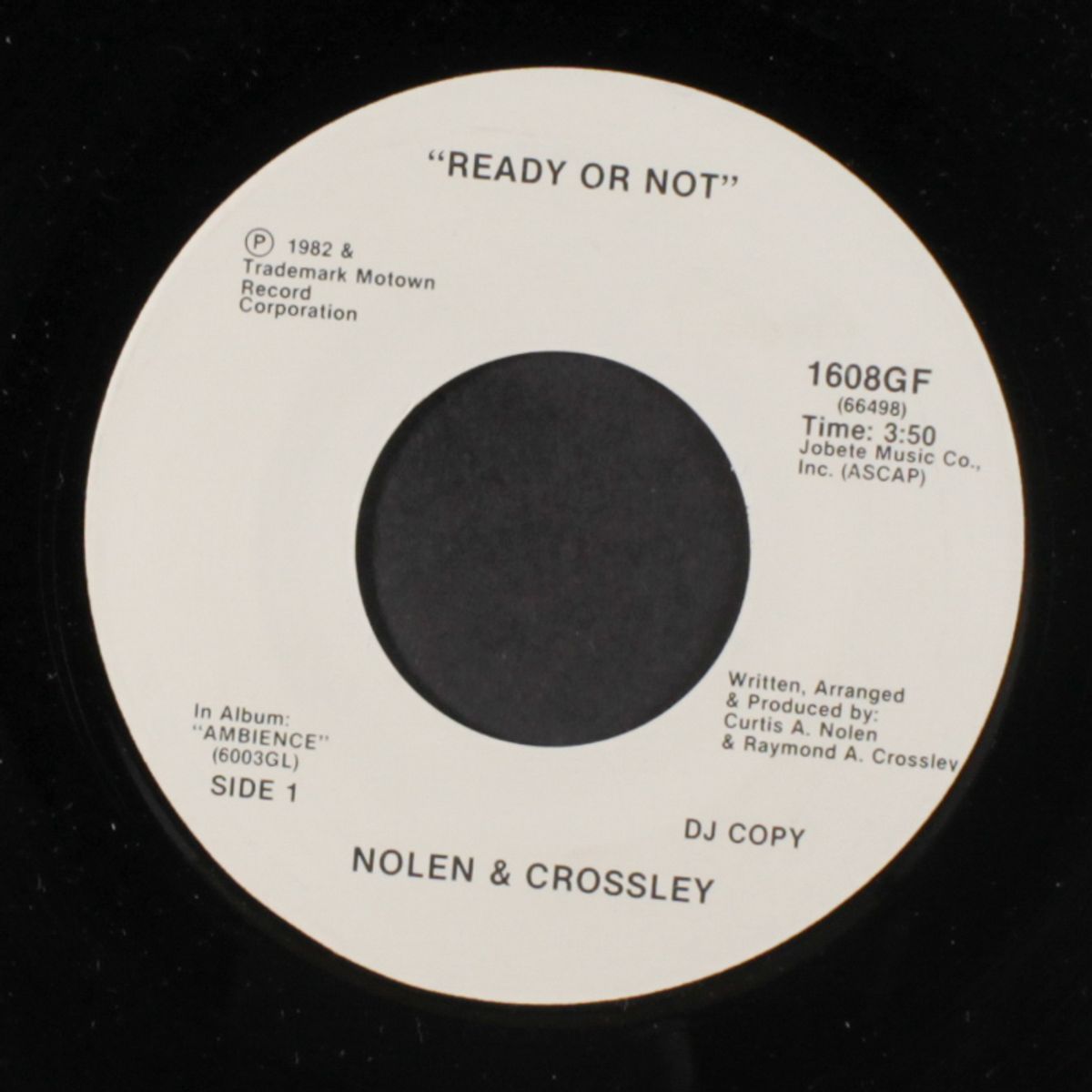 ready or not / same by NOLEN & CROSSLEY