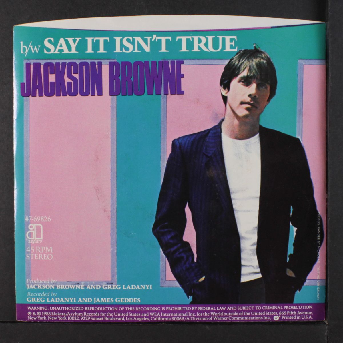 lawyers in love / say it isn't true by JACKSON BROWNE