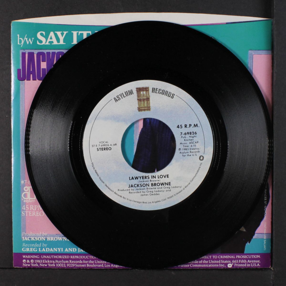lawyers in love / say it isn't true by JACKSON BROWNE