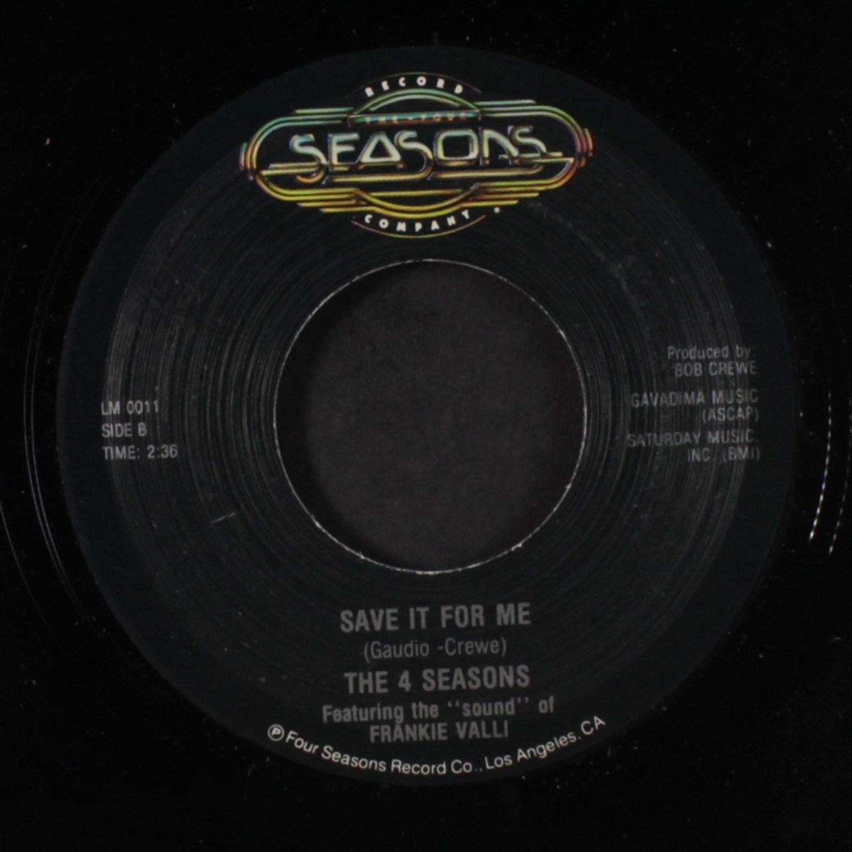 ronnie / save it for me by FOUR SEASONS
