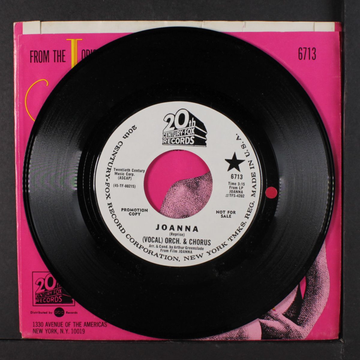 joanna / i'll catch the sun by ROD MCKUEN