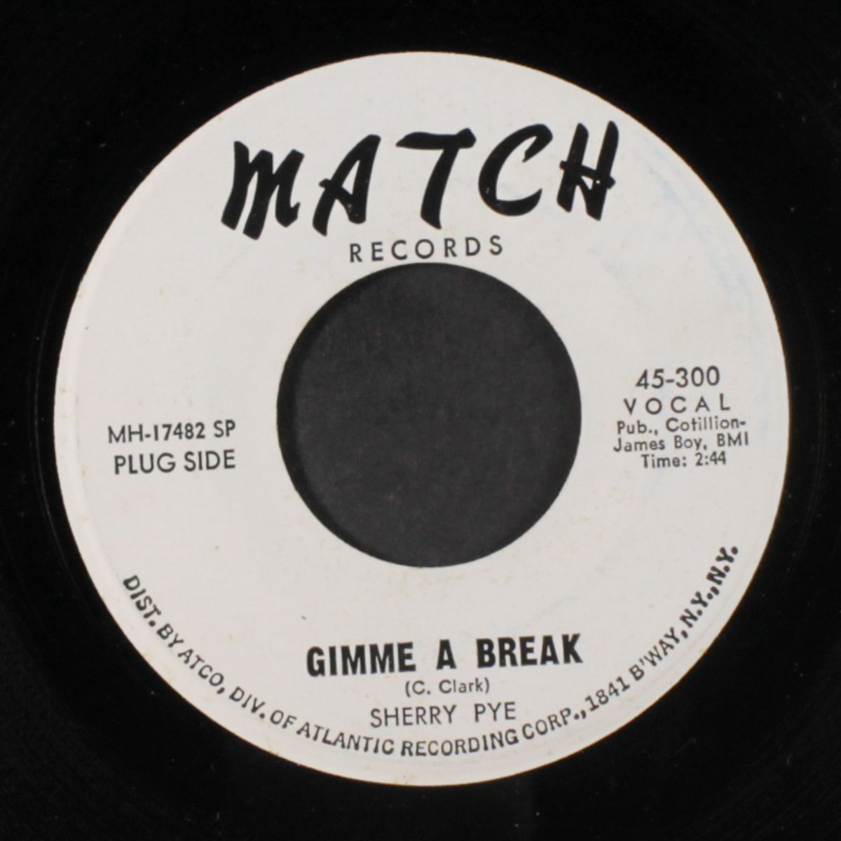 ask the girl who knows / gimme a break by SHERRY PYE