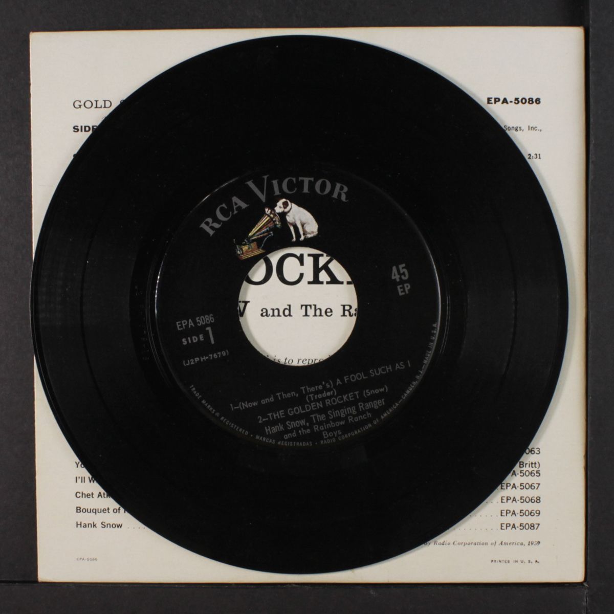 the golden rocket by HANK SNOW