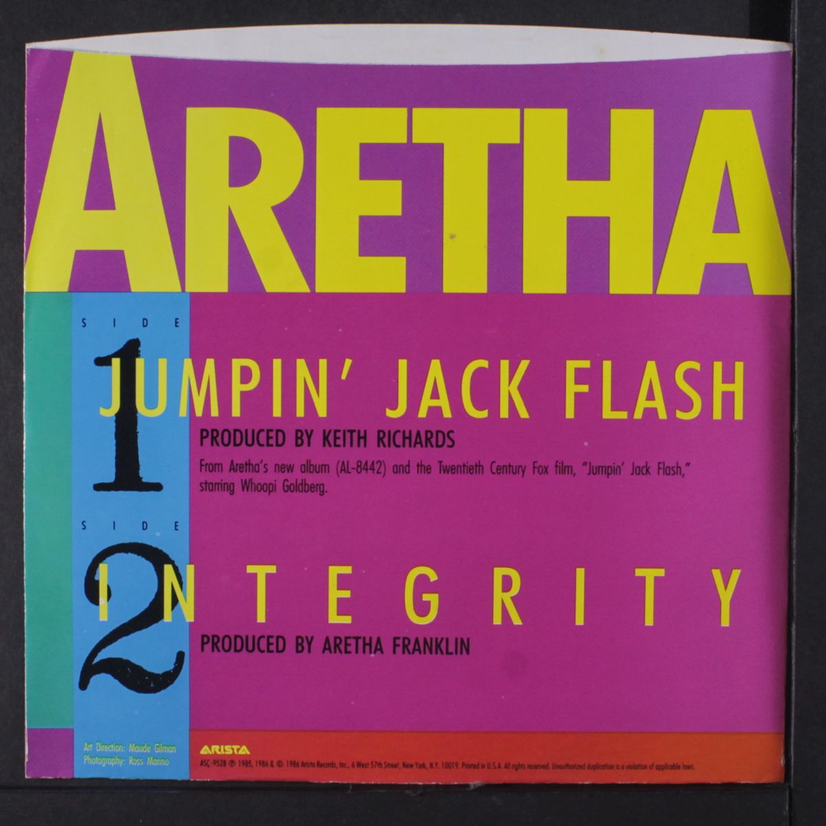 jumpin' jack flash / integrity by ARETHA FRANKLIN