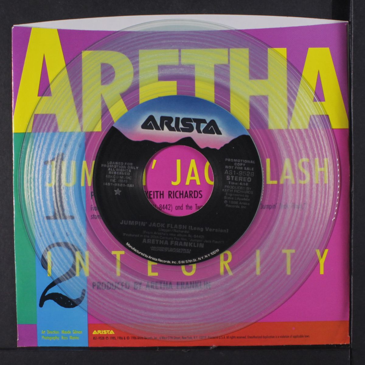 jumpin' jack flash / integrity by ARETHA FRANKLIN