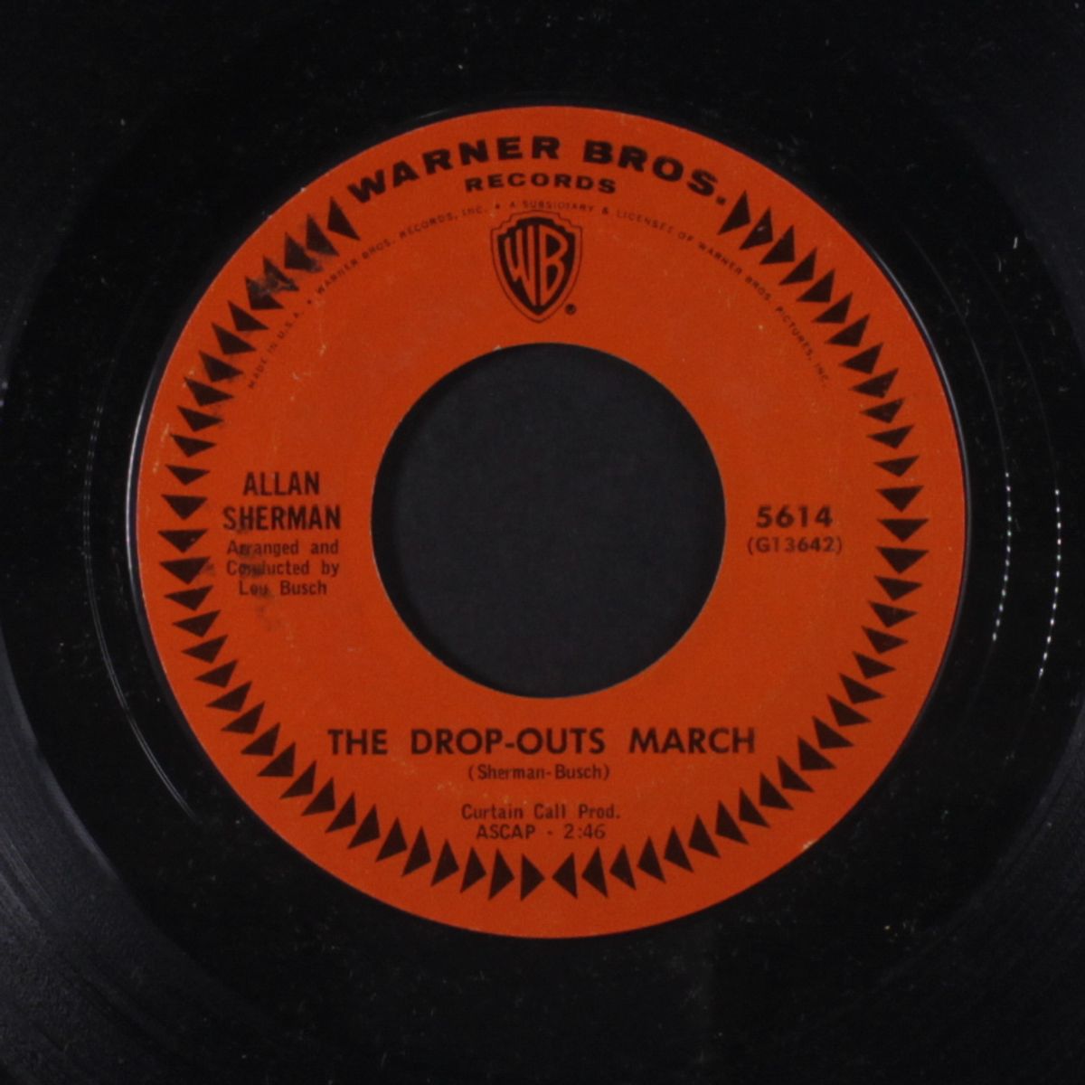 crazy downtown / the drop-outs march by ALLAN SHERMAN