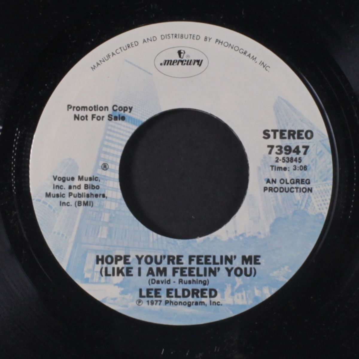 dancing here / hope you're feelin' me by LEE ELDRED