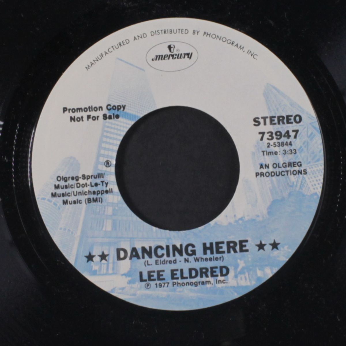 dancing here / hope you're feelin' me by LEE ELDRED