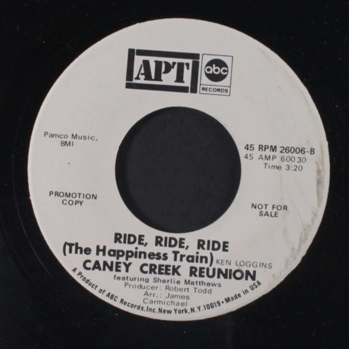 under your spell again / ride, ride, ride by CANEY CREEK REUNION