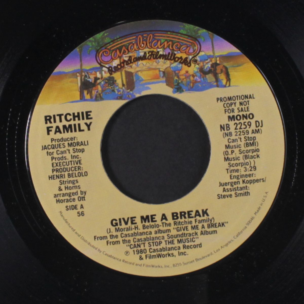 give me a break / mono by RITCHIE FAMILY