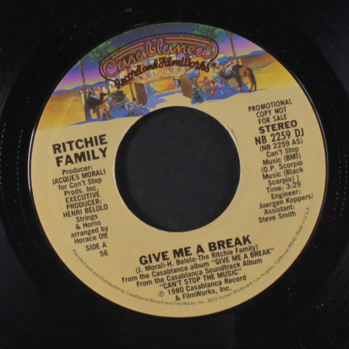 give me a break / mono by RITCHIE FAMILY