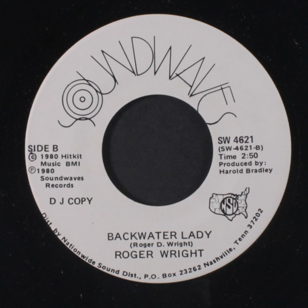 holding on / backwater lady by ROGER WRIGHT
