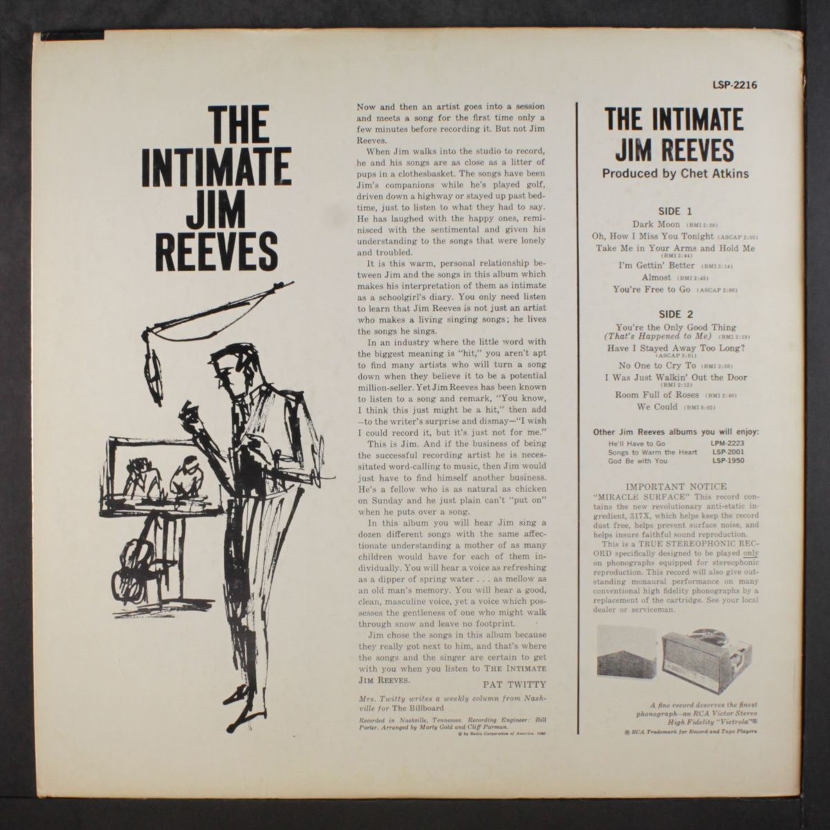 the intimate by JIM REEVES
