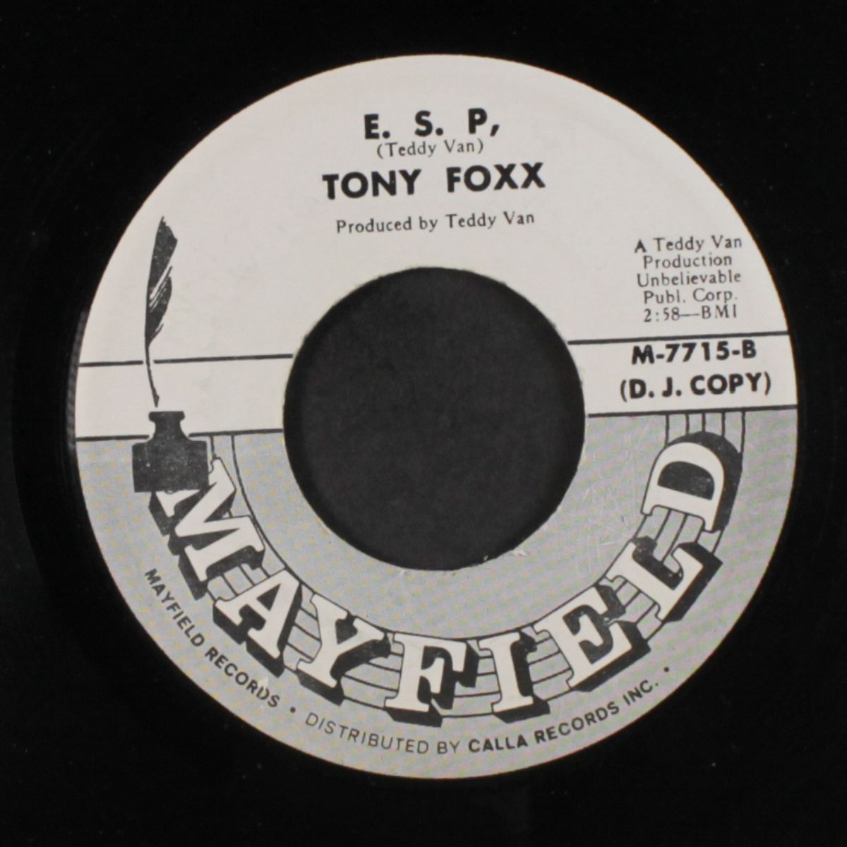 because / e.s.p. by TONY FOXX