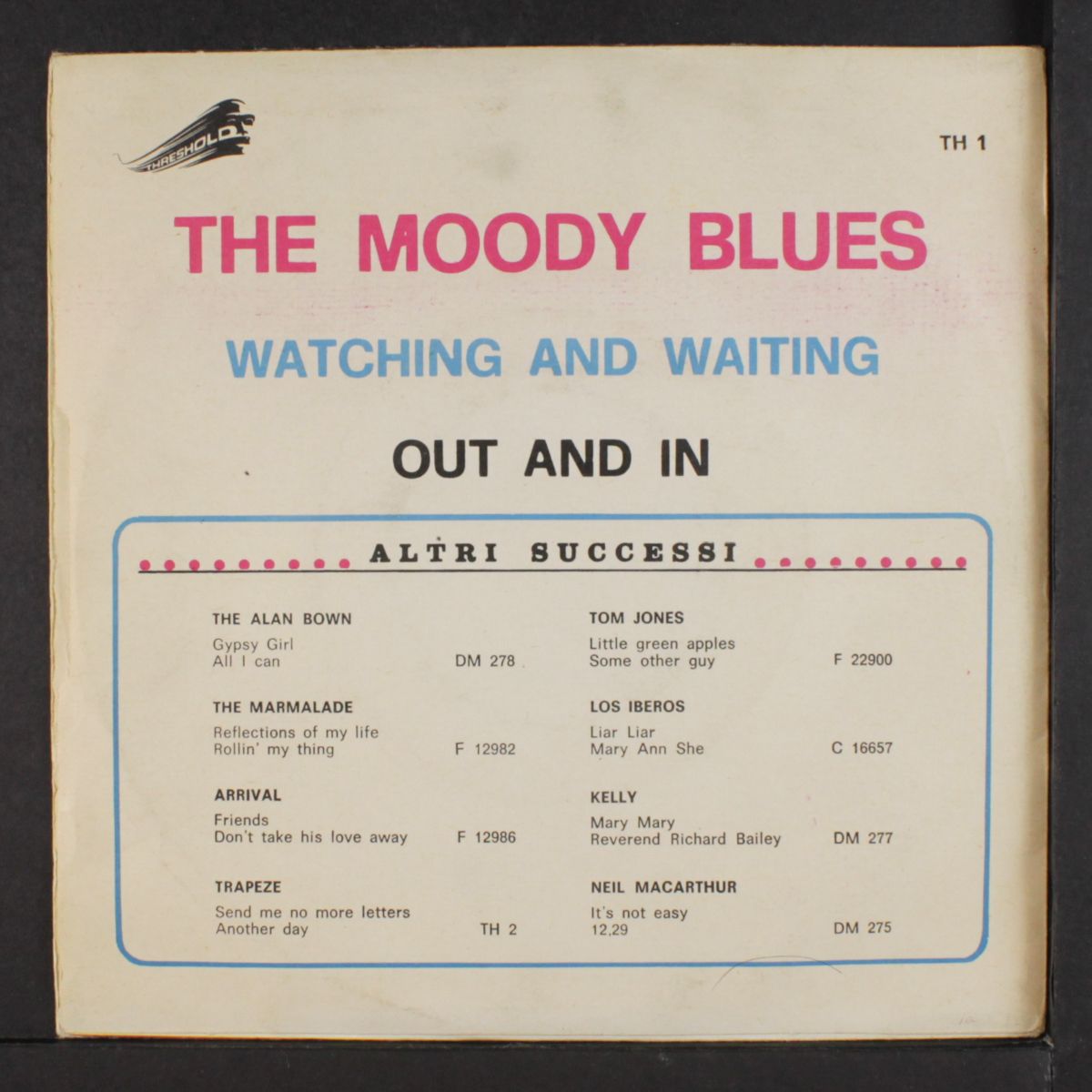 watching and waiting / out and in by MOODY BLUES