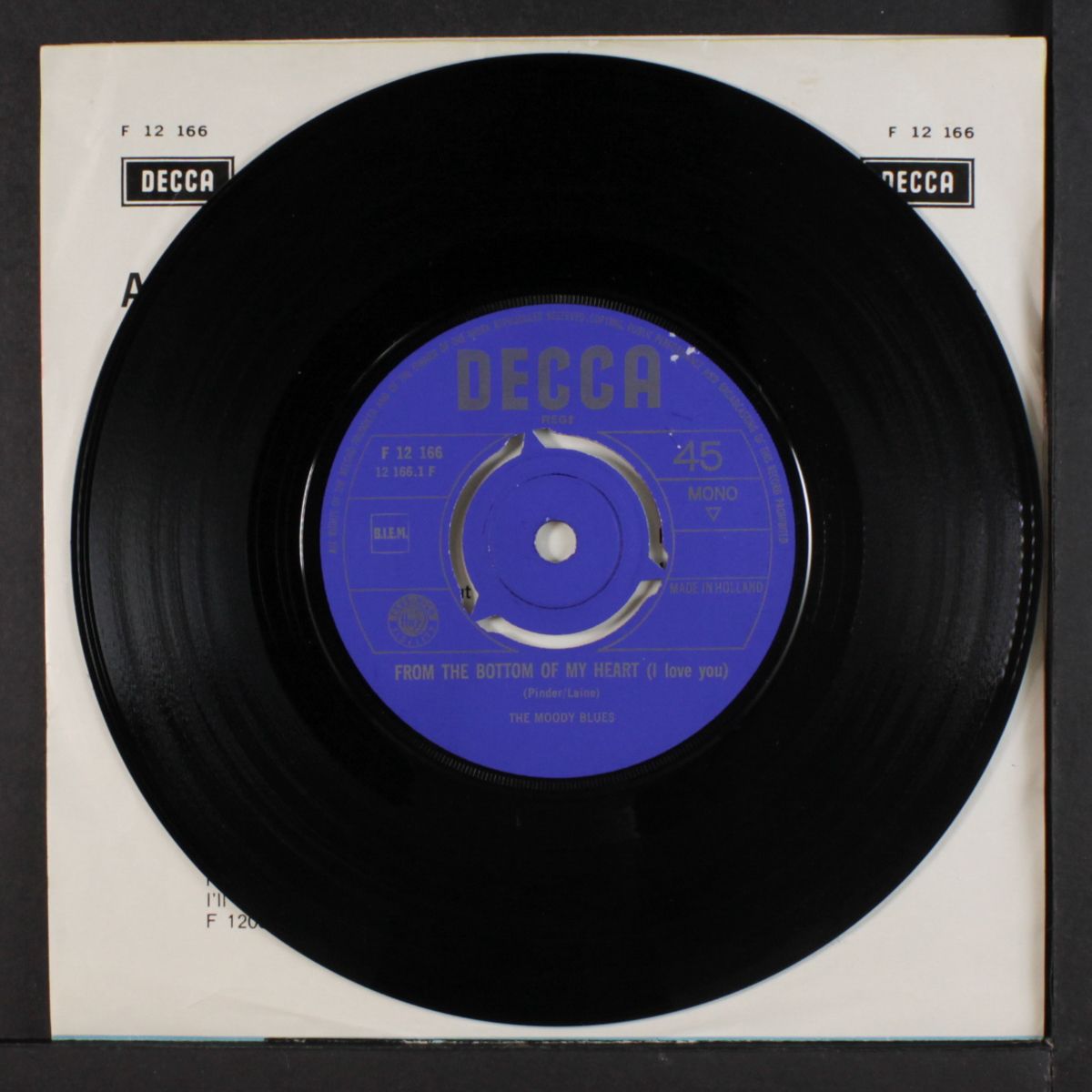 from the bottom of my heart / and my baby's gone by MOODY BLUES