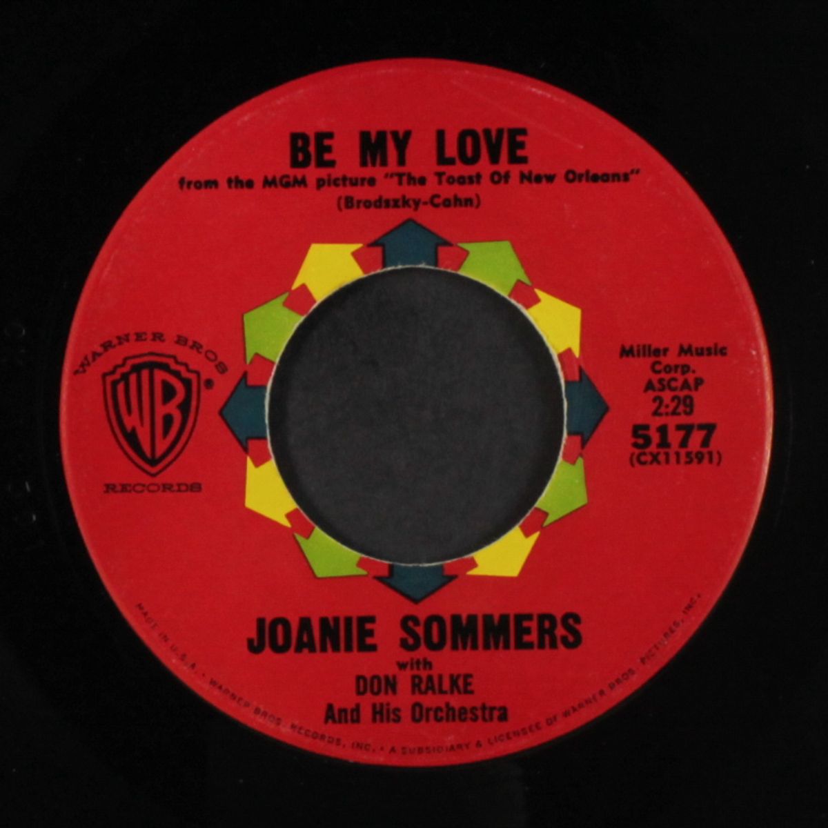 why don't you do right / be my love by JOANIE SOMMERS