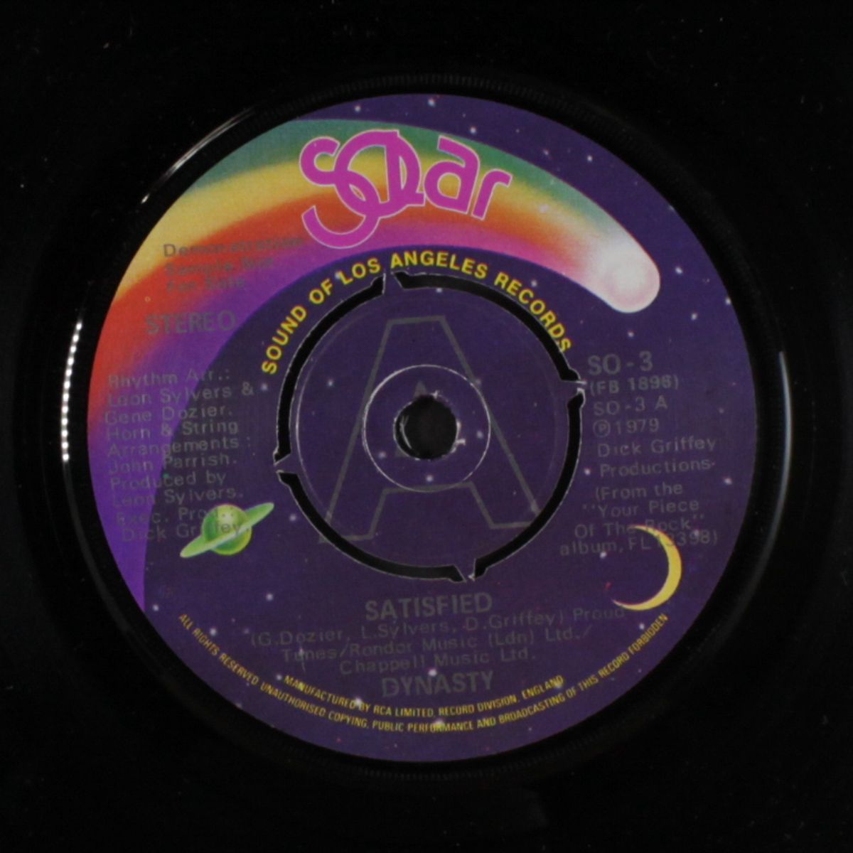 satisfied / it's still a thrill by DYNASTY