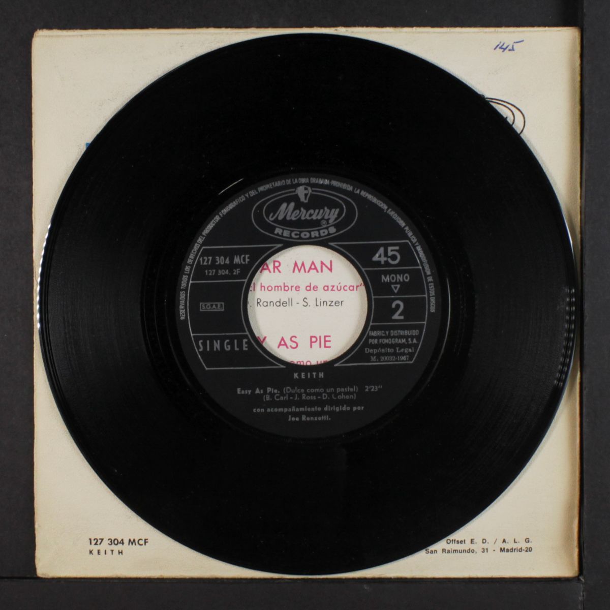 sugar man / easy as pie by KEITH