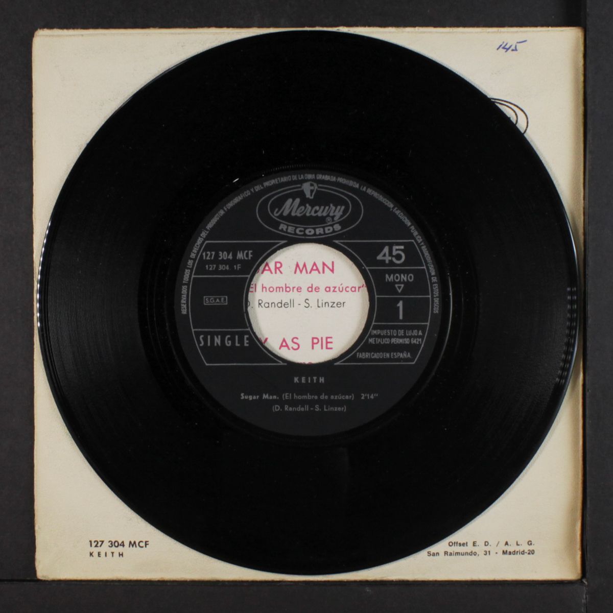 sugar man / easy as pie by KEITH