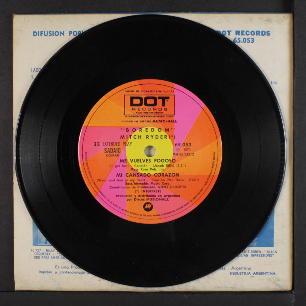boredom by MITCH RYDER