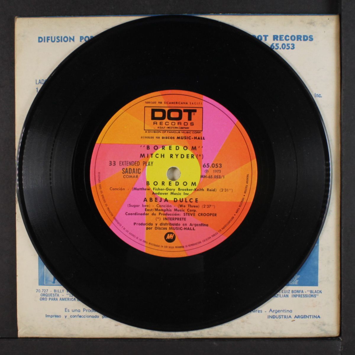 boredom by MITCH RYDER