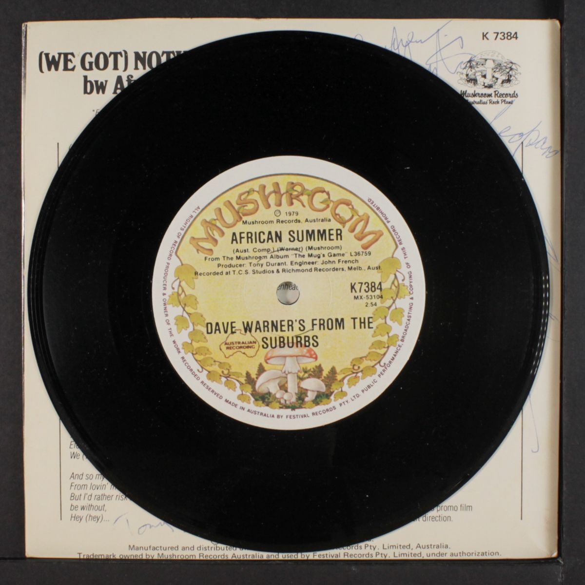 (we got nothing to lose / african summer) by DAVE WARNER'S FROM THE SUBURBS