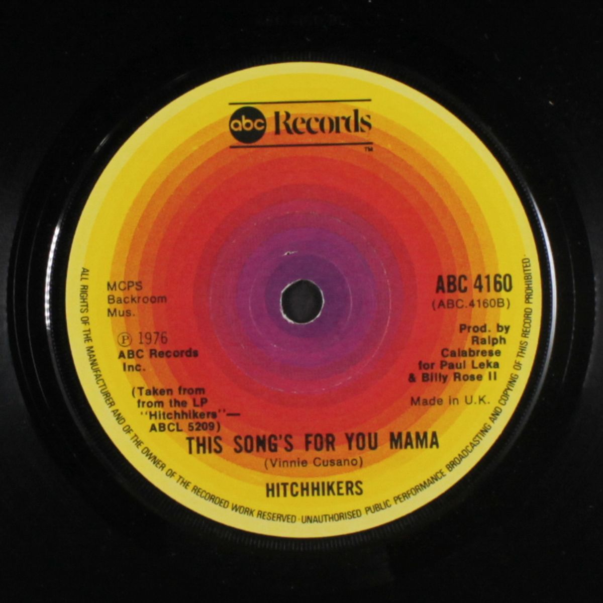 rolling dice / this song's for you mama by HITCHHIKERS