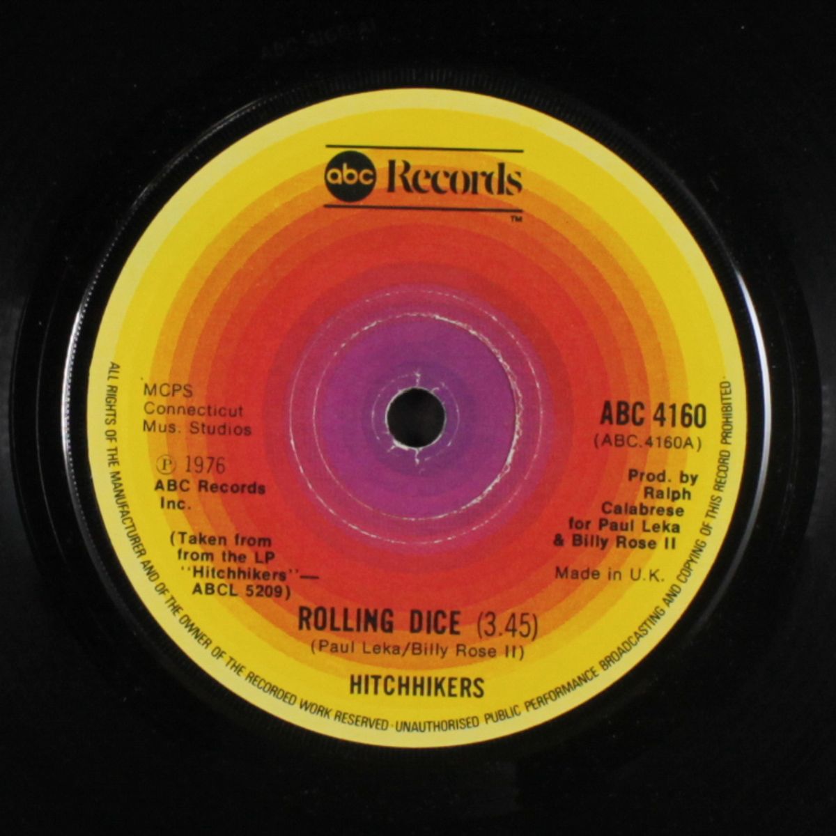 rolling dice / this song's for you mama by HITCHHIKERS