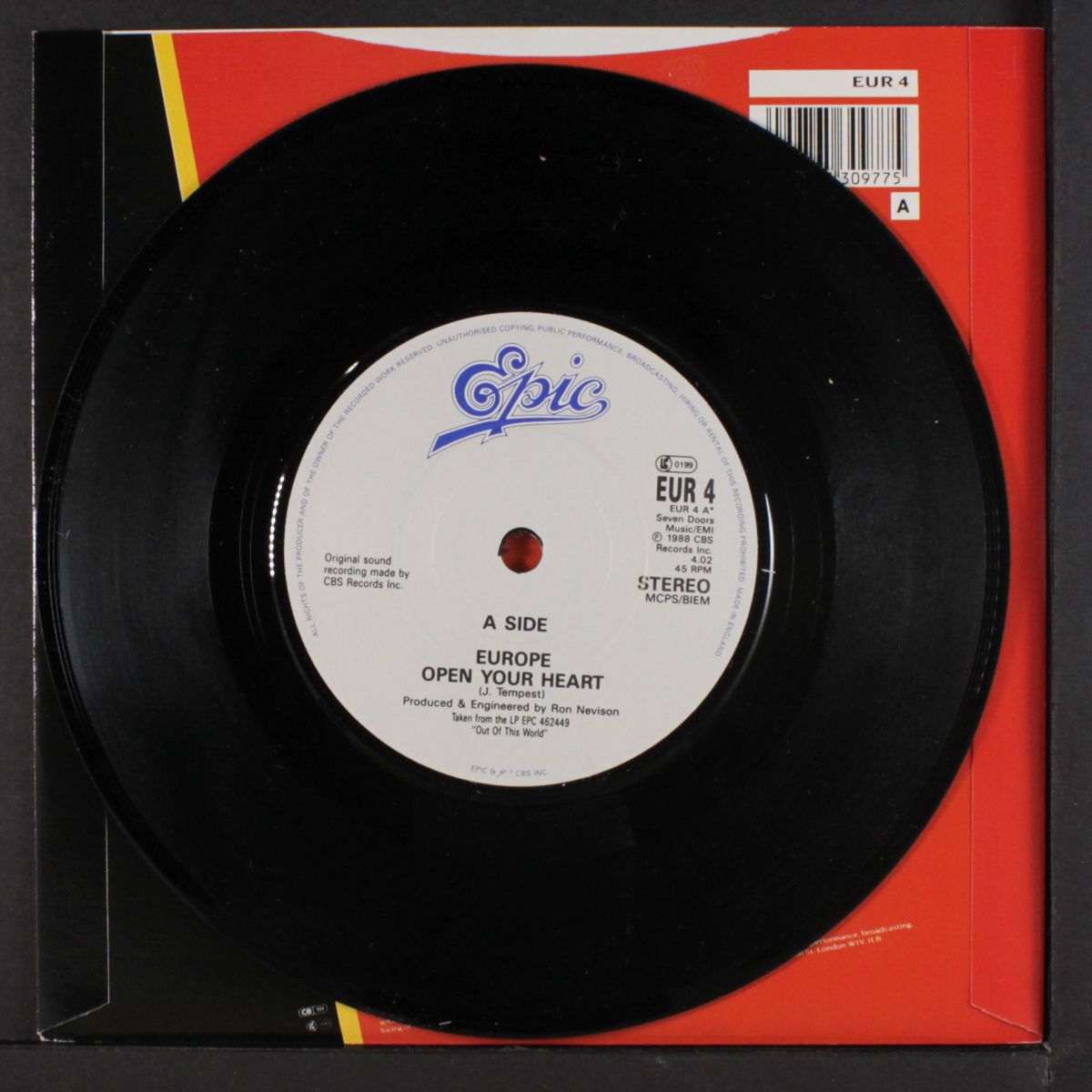open your heart / just the beginning by EUROPE