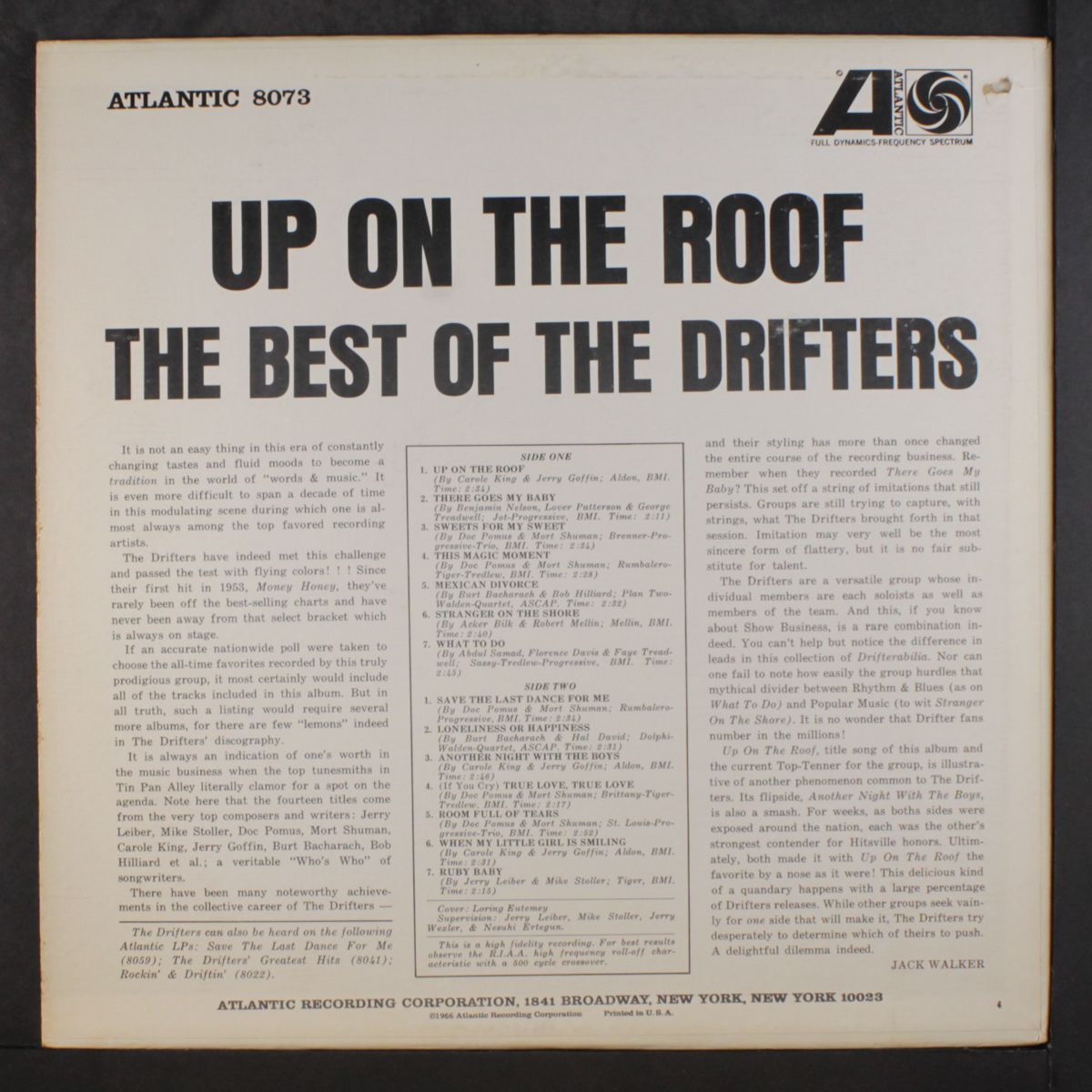 up on the roof by DRIFTERS