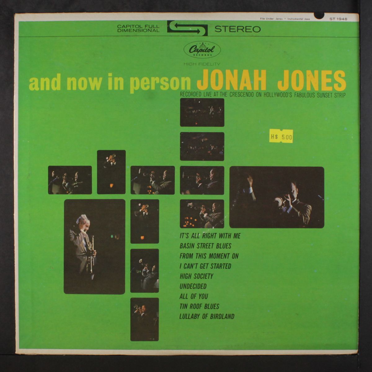 and now in person by JONAH JONES